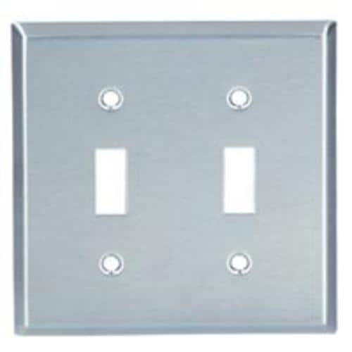 Cooper Wiring 93072 Box 2g Ss Switch Plate 4 50 X 563 Cooper Wiring 93072 Box 2g Ss Switch Plate 4 50 X 563 Free Shipping On Orders Over 45 20649077