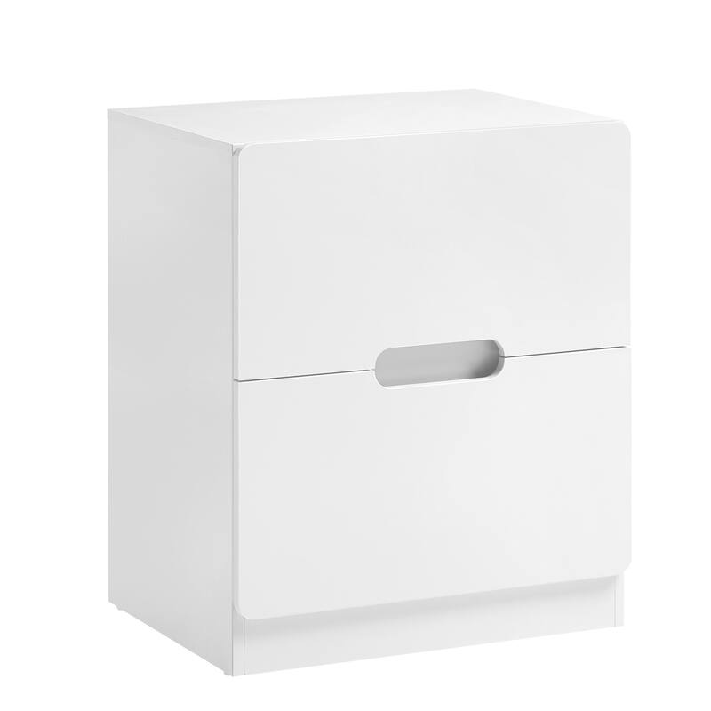 Handless Nightstand with 2 Drawers