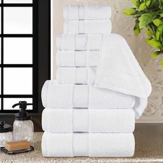 Superior Niles Cotton Ultra-Plush Absorbent 9 Piece Towel Set