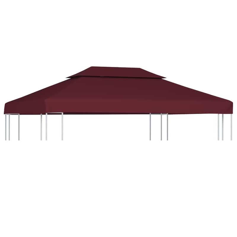 vidaXL Gazebo Cover Outdoor Canopy Top Replacement Sunshade Patio Shelter - 13.1' x 9.8'