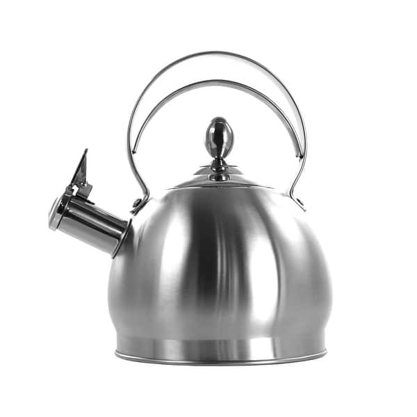 Stove Top Whistling Kettle, Stainless Steel Tea Kettle Teapot with