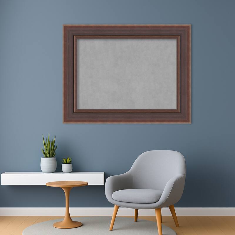 Amanti Art Moab Brown Bronze Framed Magnetic Board
