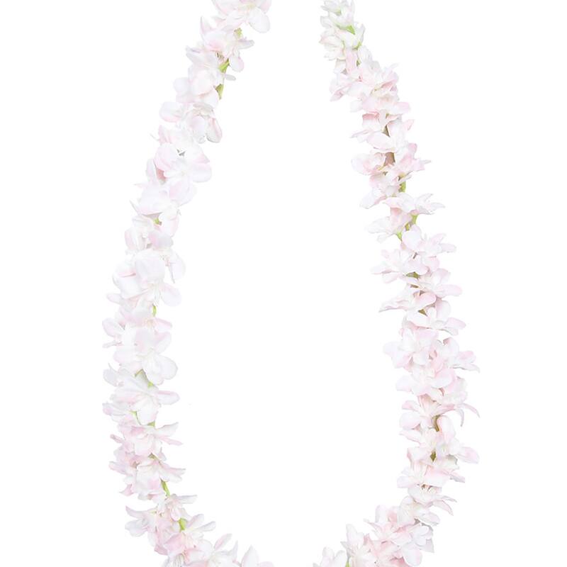 7ft Blush Pink Artificial Plumeria Flower Garland Hanging Vine - 86" L x 4" W x 2" DP