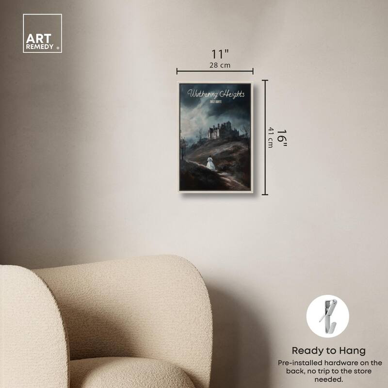 Wuthering Heights Cover Canvas by Art Remedy