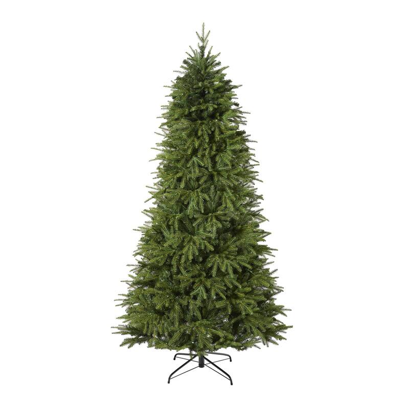 8ft. Fir Look Artificial Christmas Tree with 700 Clear LED Lights and 3470 Branches - Grand Holiday X-Mas Showstopper