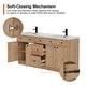 preview thumbnail 48 of 112, 36"/48"/60"/72" Bathroom Vanity Set with Sink & Faucet