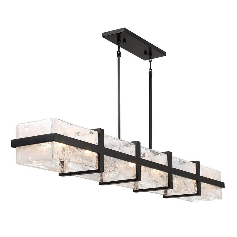 Minka Lavery 3618 Cloud Break 12 Light 60" Wide Linear Chandelier