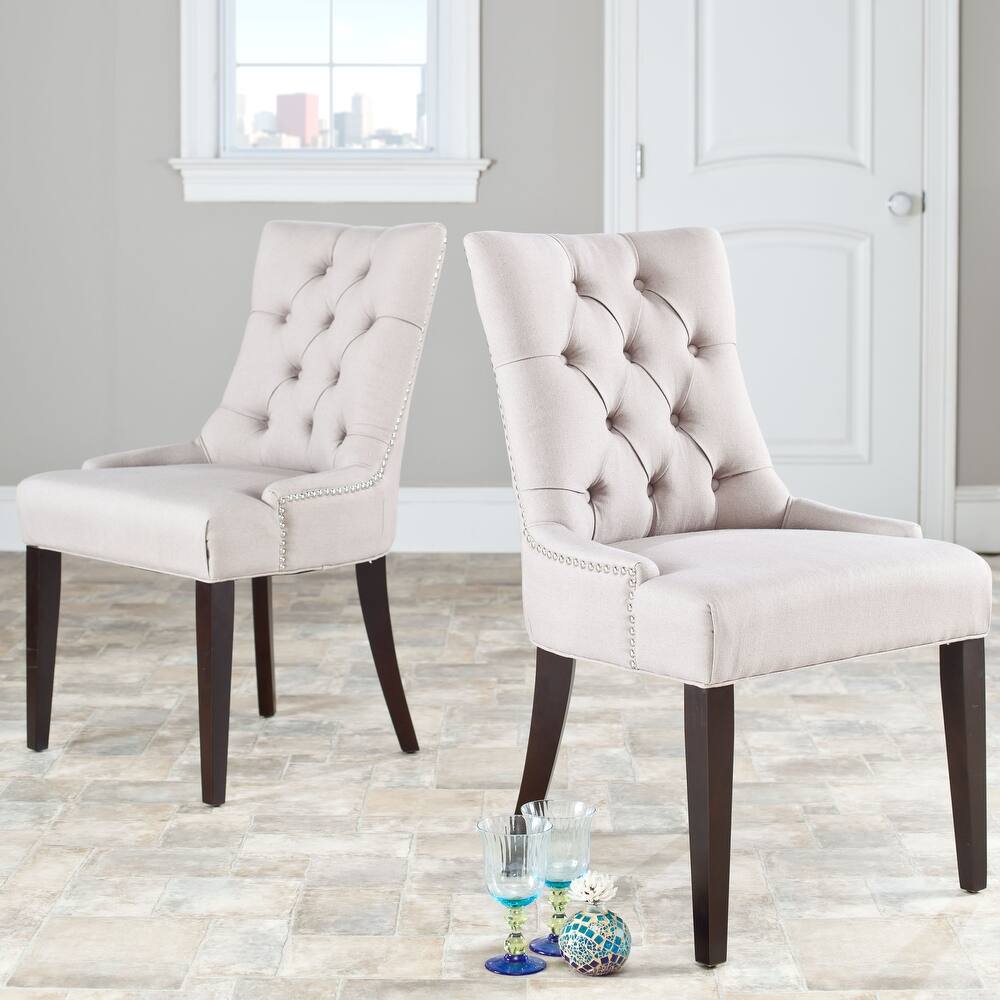 SAFAVIEH Loren Dining Chair (Set of 2) - 24"W x 25"D x 39"H