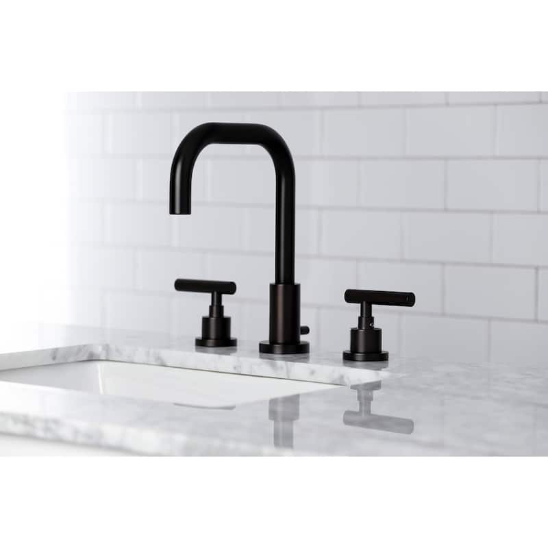 Kingston Brass Manhattan 8 in. Widespread Bathroom Faucet - Oil Rubbed Bronze