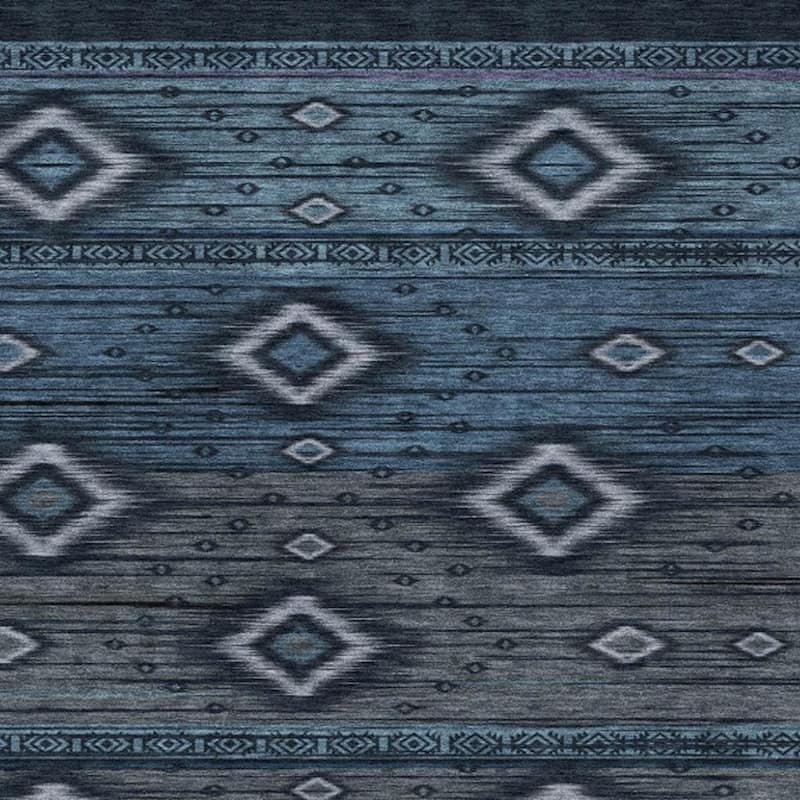 HomeRoots Tribal Transitional Rectangle Outdoor Rug