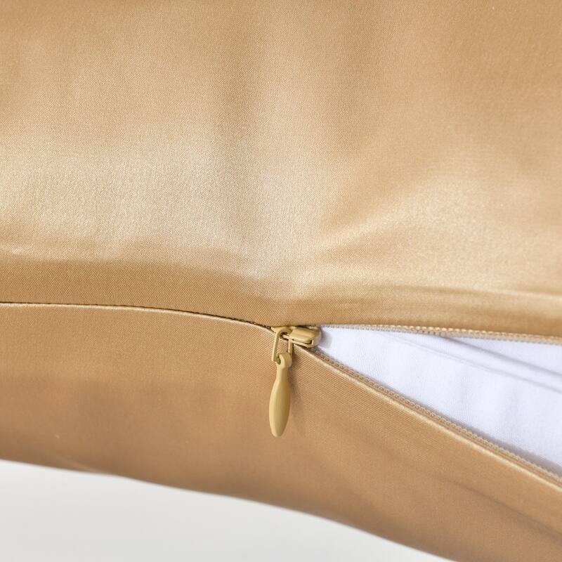 WHOLINENS 100 Percent 22 Momme Mulberry Silk Pillowcasess 1 Pair, Gift Box Included