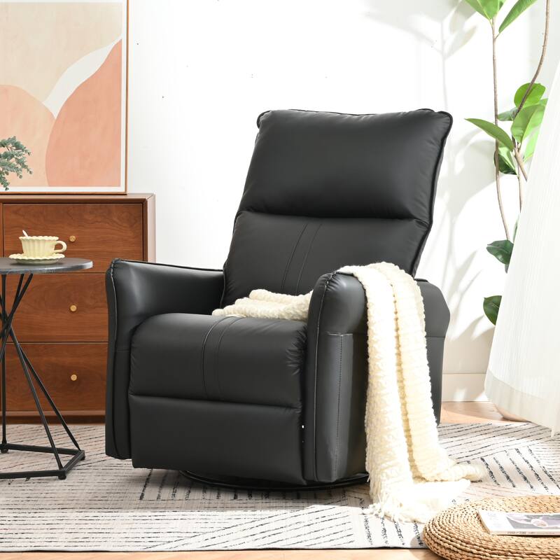 Rocking Recliner Chair,360 Degree Swivel Nursery Rocking Chair,Glider Chair,Modern Small Rocking Swivel Recliner Chair