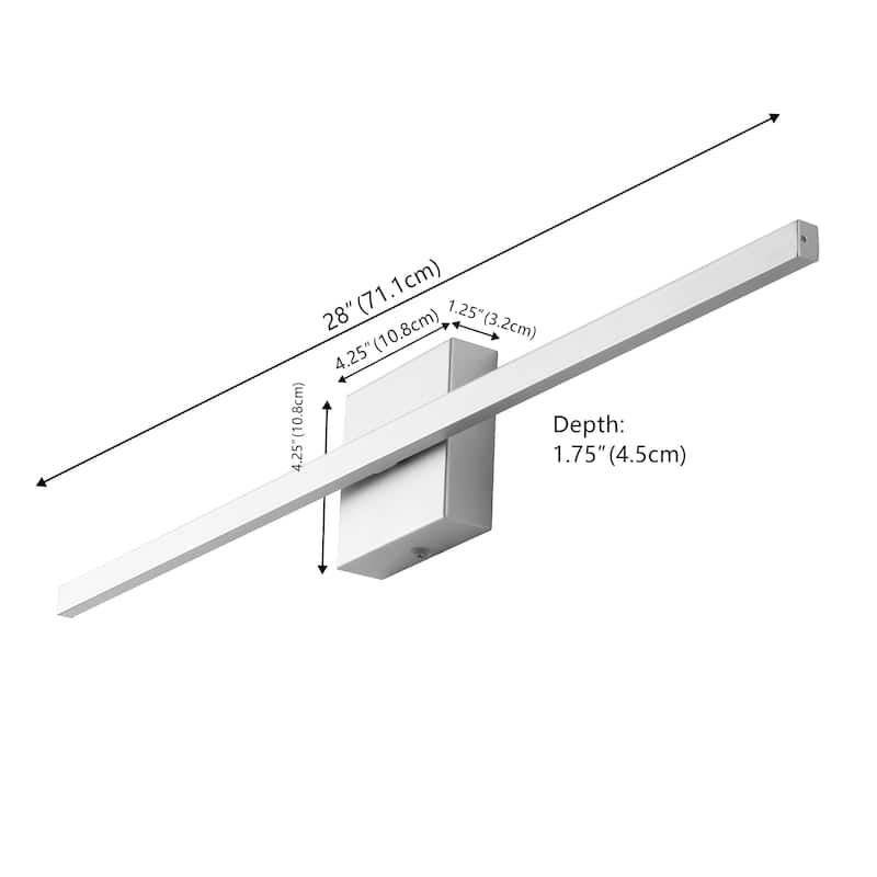 Palco Modern Minimalist Indoor/Outdoor Metal 350-Degree Rotatable Dimmable Integrated LED Wall Sconce, by JONATHAN Y