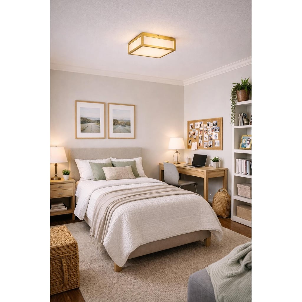 10-inches Integrated LED Flush Mount Light