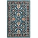 preview thumbnail 37 of 37, SAFAVIEH Handmade Blossom Menga Contemporary Wool Rug 4' x 6' - Blue/Green - Rectangle