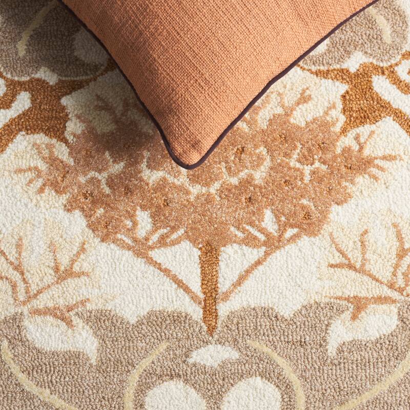 SAFAVIEH Handmade Earthly Treasure Kara Traditional Oriental Wool Rug