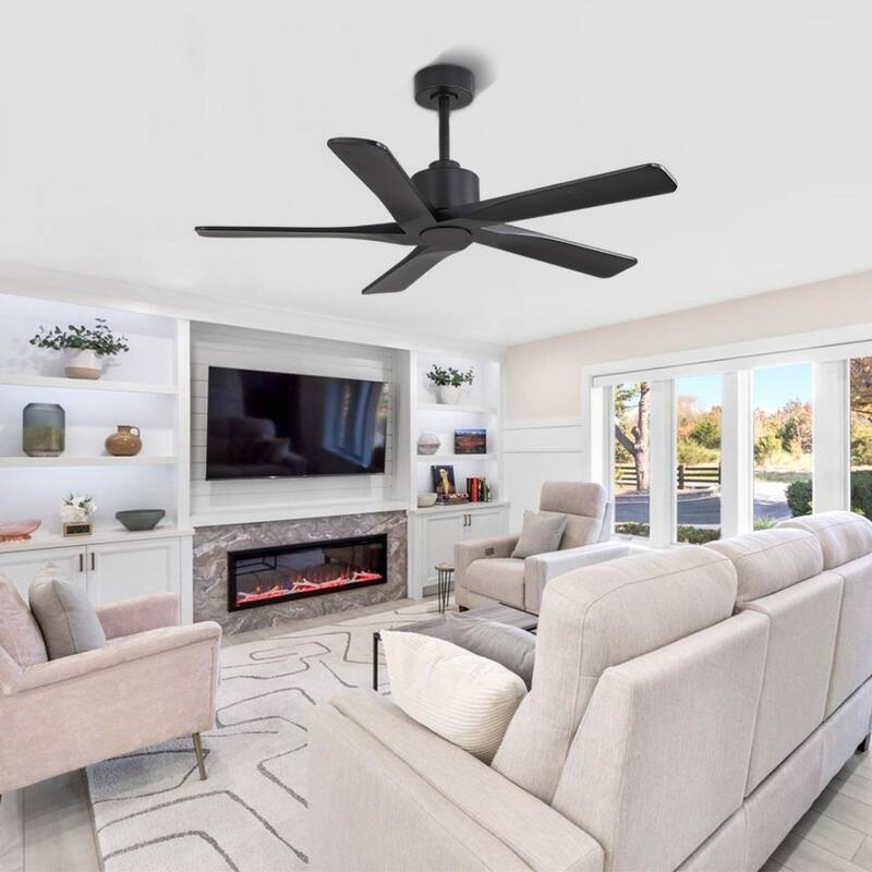 MLiAN 48in 5-Blade Indoor Ceiling Fan with Remote