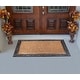 preview thumbnail 3 of 11, A1 Home Collections Natural Rubber And Coir Molded Hand-finished Doormat 30"X48"