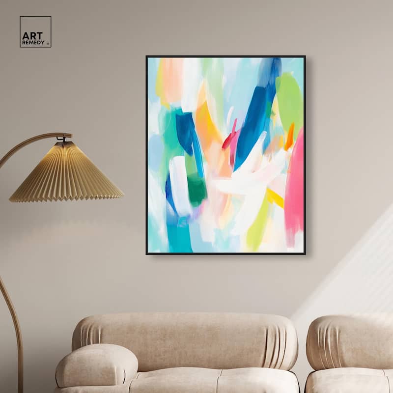 Whirlwind of Color II Canvas by Art Remedy