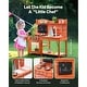 preview thumbnail 6 of 26, UIMOSO Mud Kitchen for Kids, Wooden Toy Play Kitchen Set, Outdoor Toddler Grocery Store Playset, Pretend Play Kitchen