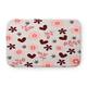 Flowery Love Pet Feeding Mat for Dogs and Cats - Grey - 24" x 17"