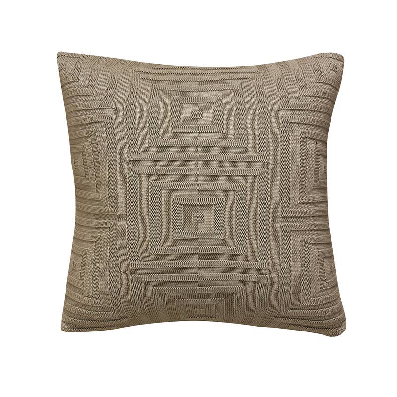 Split P Stone Concentric Square Pillow Cover