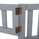 preview thumbnail 9 of 7, Twin Size Floor Bed with Door & Fence, Wooden Montessori Bed for Kids