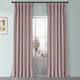 Exclusive Fabrics Heritage Plush Velvet Curtain (1 Panel) - Ballet Pink - 50 X 120