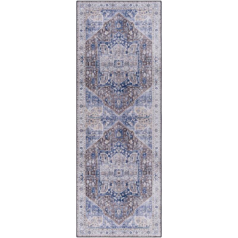 Livabliss Mitika Vintage Medallion Area Rug
