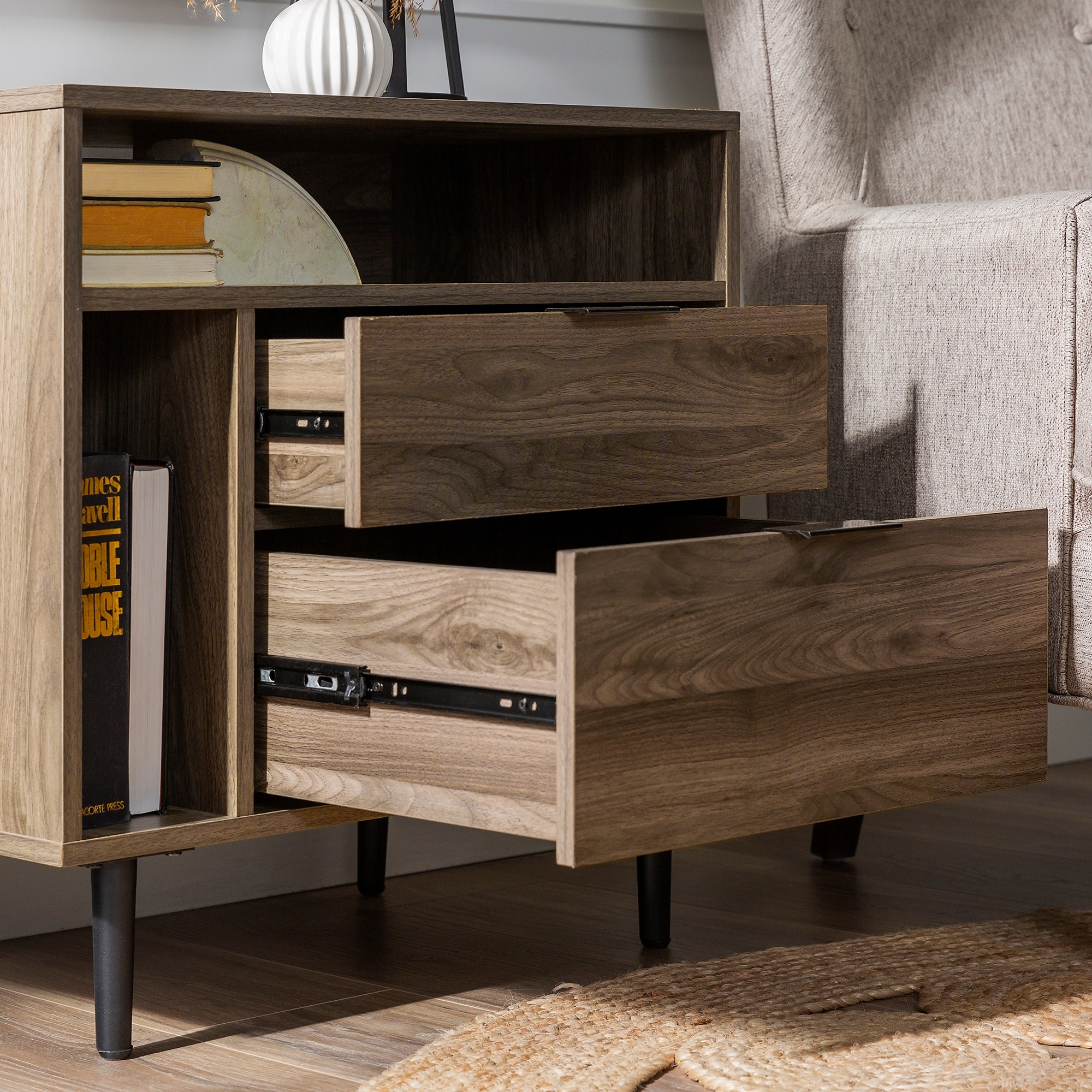 25 inch sales high nightstand