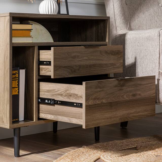 Middlebrook 25-inch Modern 2-drawer Storage Nightstand