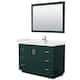 Option Green, Nickel Trim, White Quartz Top