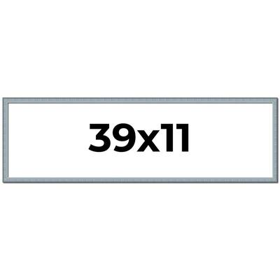 39x11 Frame Rustic Sky Blue Solid Wood Picture Frame | 0.75 Inch
