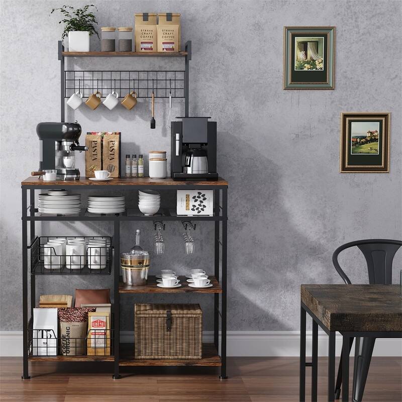31" Sideboard Buffet Cabinet - 15.6"D x 31"W x 55"H
