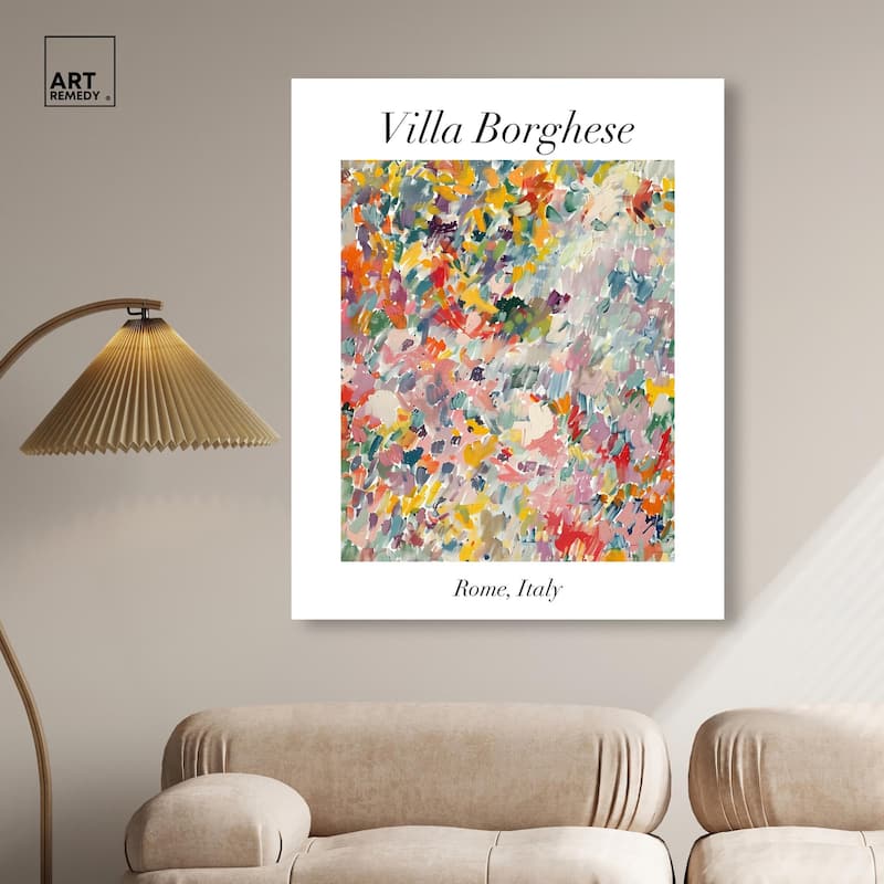 Villa Borghese Canvas by Art Remedy, Gallery Wrapped