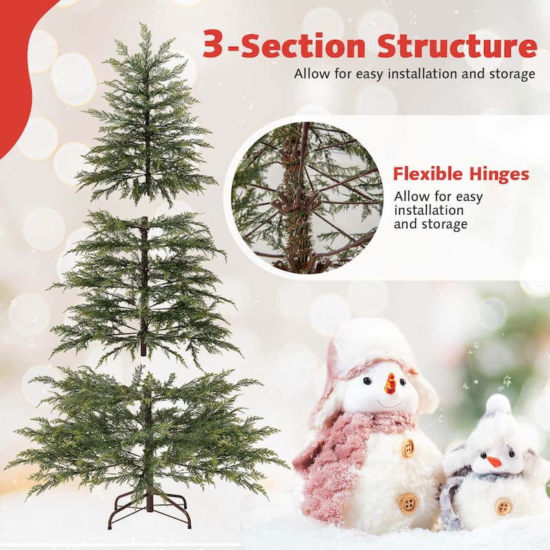 Costway 6.5/7.5 FT Pre-Lit Artificial Christmas Tree with 578 Branch - See Details