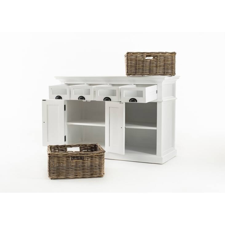 Modern Farmhouse Kitchen Buffet Server - 33.46" x 49.21" x 19.69"