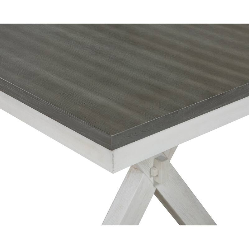 Vilo Home Lido Bay 2-Tone Extendable Dining Table