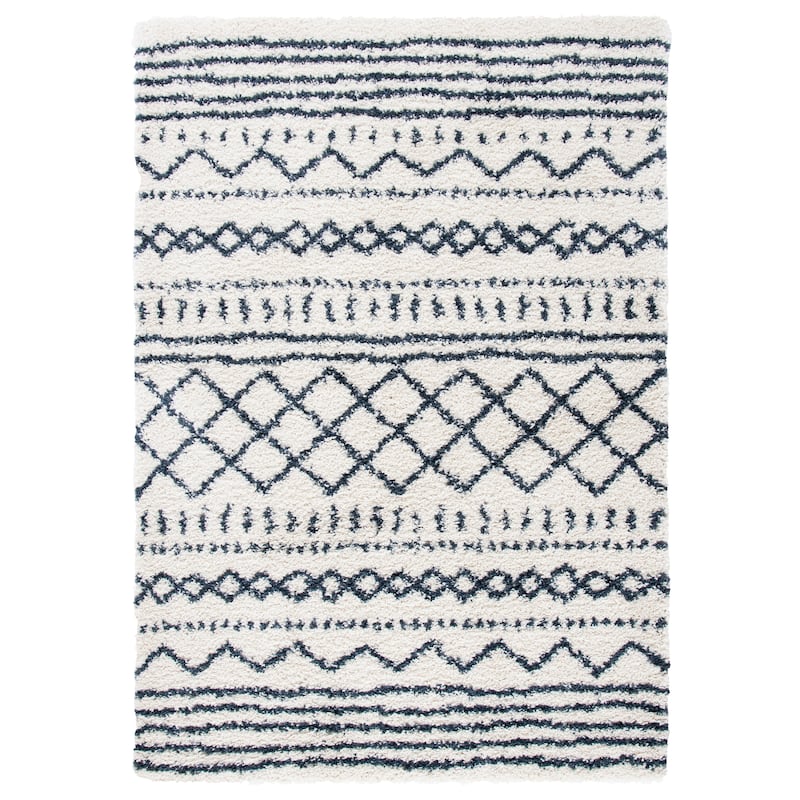 SAFAVIEH Arizona Shag Lotta Moroccan 1.2-inch Thick Rug