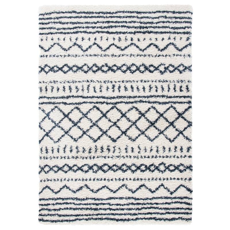 SAFAVIEH Arizona Shag Lotta Moroccan 1.2-inch Thick Rug