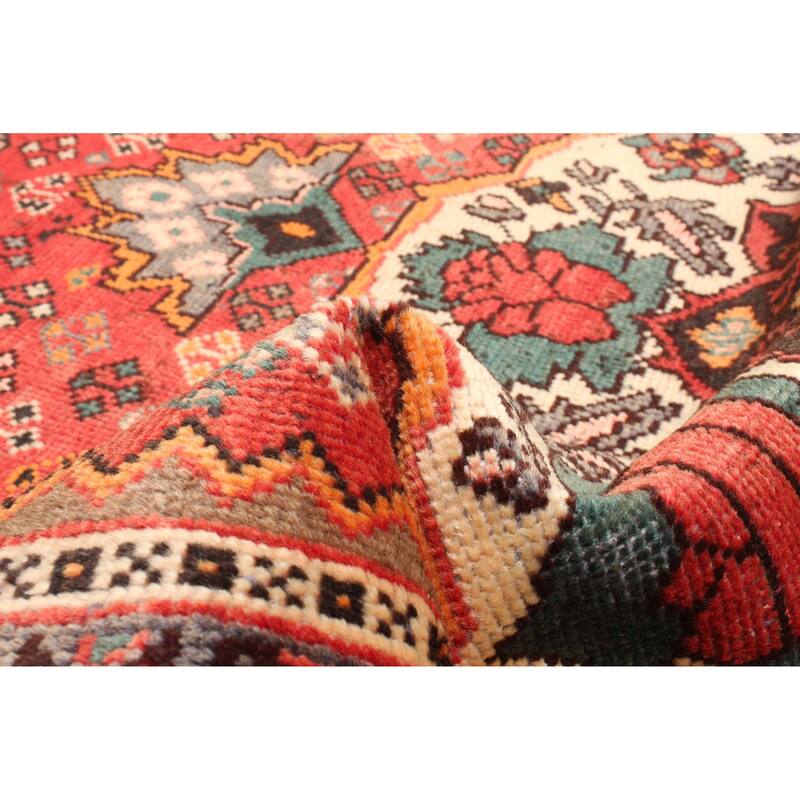 ECARPETGALLERY Hand-knotted Anadol Red Wool Rug - 4'2 x 6'5