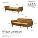 preview thumbnail 19 of 47, The Novogratz Tallulah Velvet Fold-down Memory Foam Futon
