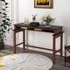 preview thumbnail 6 of 9, Costway Bar Table with Power Outlets Counter Height Table with Storage - See Details