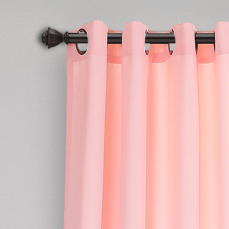 Lush Decor Ombre Fiesta Room Darkening Window Curtain Panel Pair