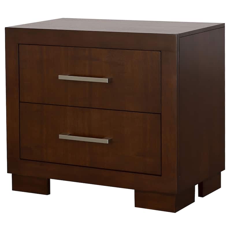 Jessica Contemporary 2-drawer Nightstand
