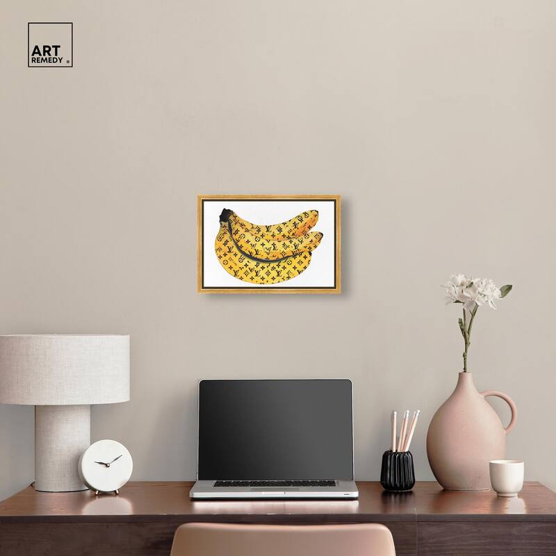 Fashion Bananas Canvas by Art Remedy