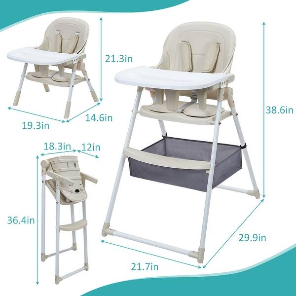 2 in 1 Baby Highchairs Portable Feeding and Eating Seat