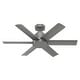 preview thumbnail 3 of 14, Hunter 44" Kennicott Outdoor Ceiling Fan with Wall Control, Damp Rated - Industrial, Contemporary, Transitional