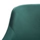 preview thumbnail 6 of 8, SAFAVIEH Couture Leyla Channeled Velvet Accent Chair - 28.2"x29.9"x31.6"