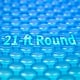 preview thumbnail 17 of 23, 8-mil Solar Blanket for 12-ft Round Above-Ground Pools - Blue - 12' Round 21-ft Round